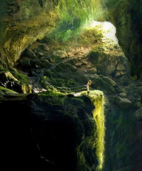 La grotte de Lombrives