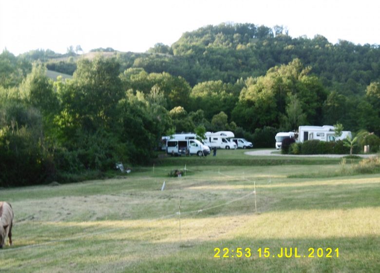 Aire de camping-cars de Laouzy