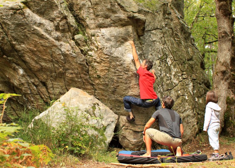 Escalade de blocs à Orlu