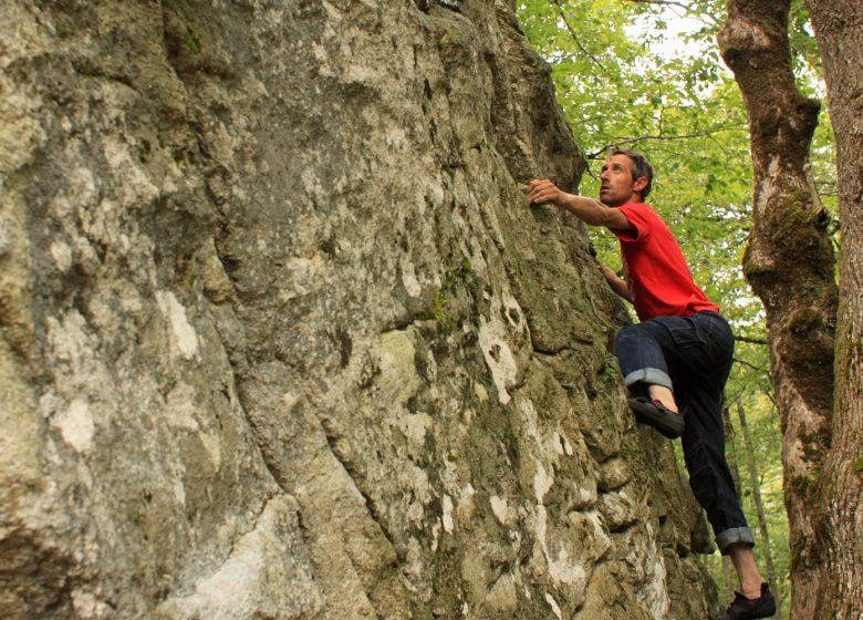 Escalade de blocs à Orlu