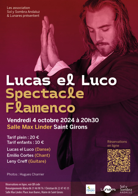 Lucas El Luco, spectacle flamenco Le 4 oct 2024