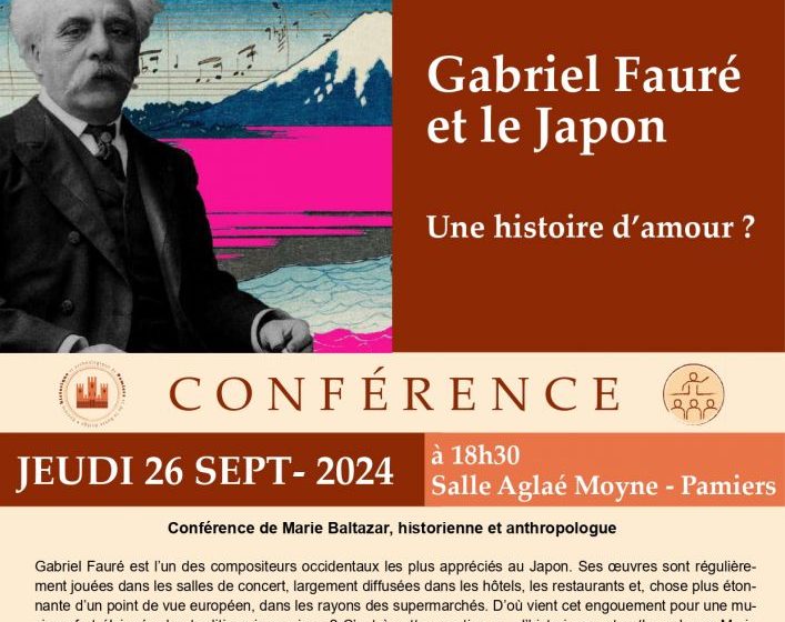 Conférence Gabriel Fauré et le Japon