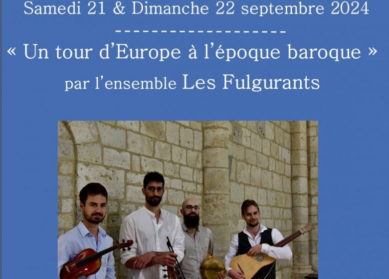 Concert « Les Fulgurants » Journées Européennes du Patrimoine