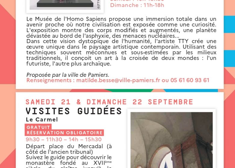 Journées Européennes du Patrimoine – Programme Pamiers