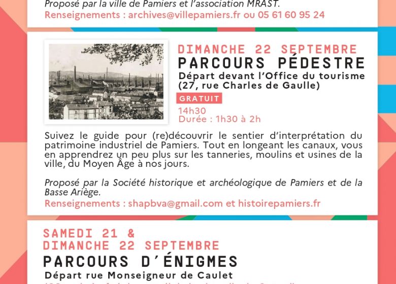 Journées Européennes du Patrimoine – Programme Pamiers