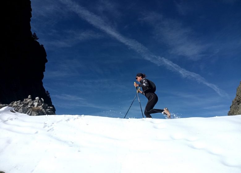 Trail sur neige avec Pyrenees Excursions