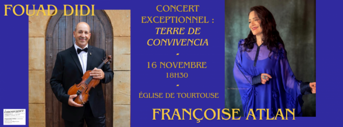 En concert Françoise Flore ATLAN, Soprano, accompagnée... Le 16 nov 2024