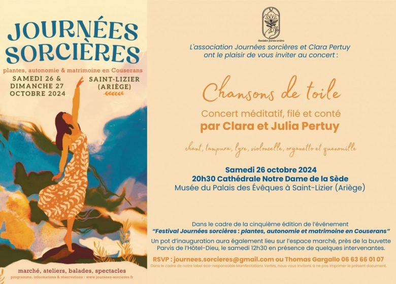 Concert « Chansons de toile » de Clara Pertuy