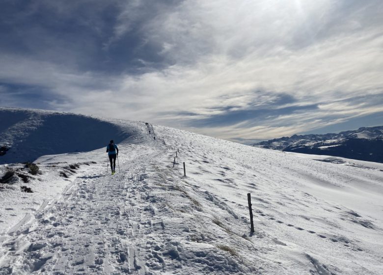 Trail sur neige avec Pyrenees Excursions