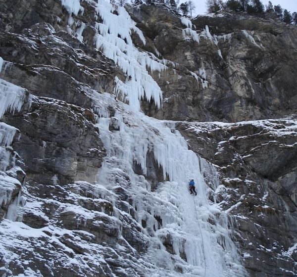 Alpinisme et cascades de glace avec Baptiste Sicre