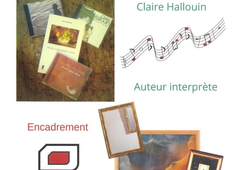 Exposition de peintures à l’huile, encadrement et auteur interprète