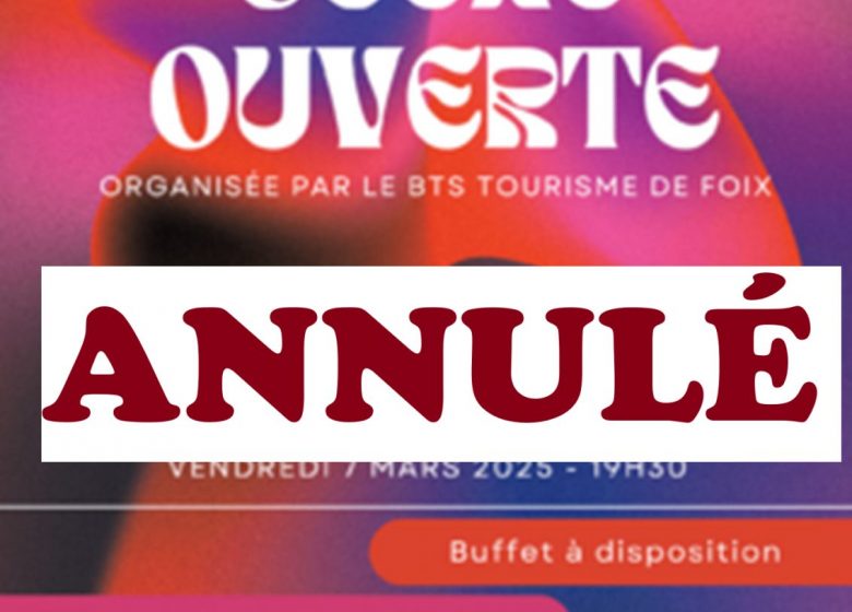 Annulé : Scène ouverte