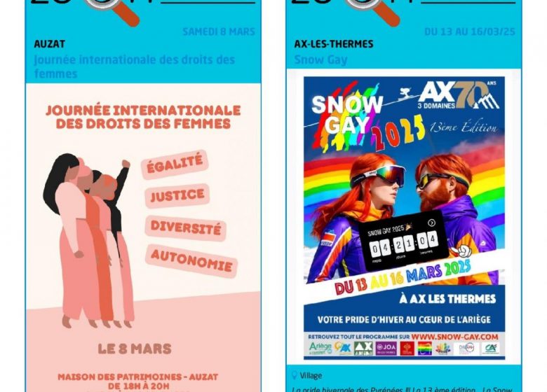 Programme des animations des Pyrénées Ariégeoises